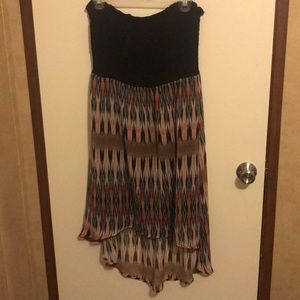 High Low Tube Dress